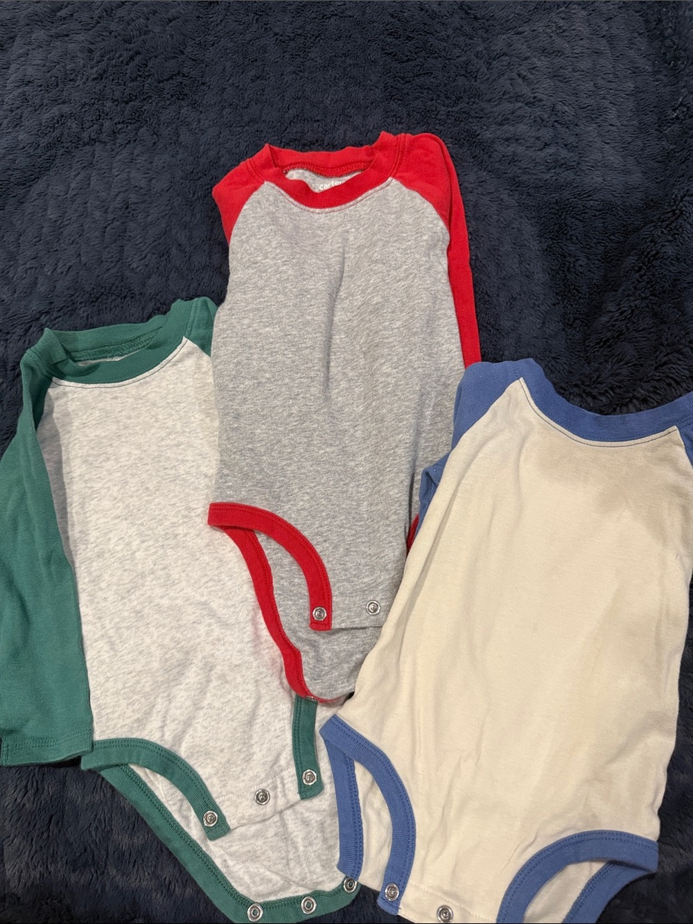Carter’s Set of 3 long sleeve onesies
